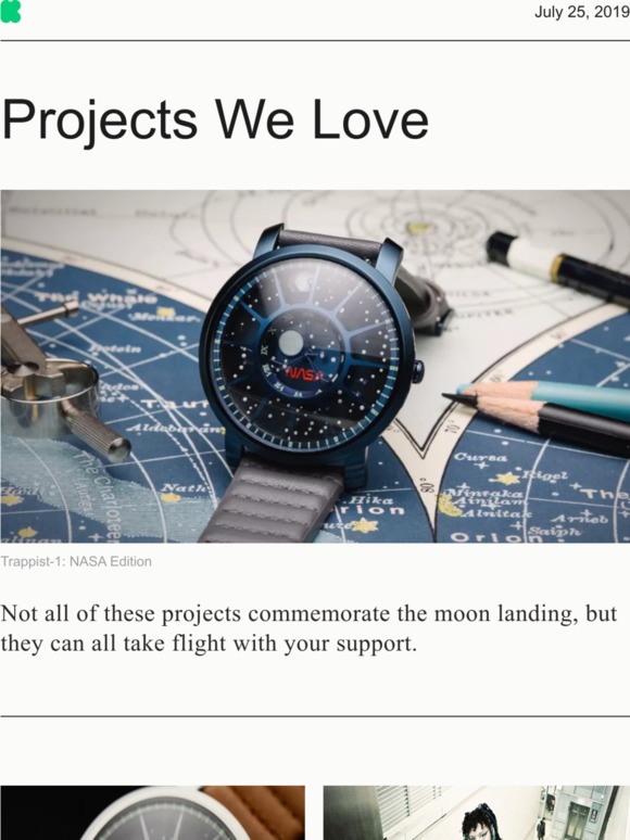 Projects We Love: Moon over this NASA-inspired watch