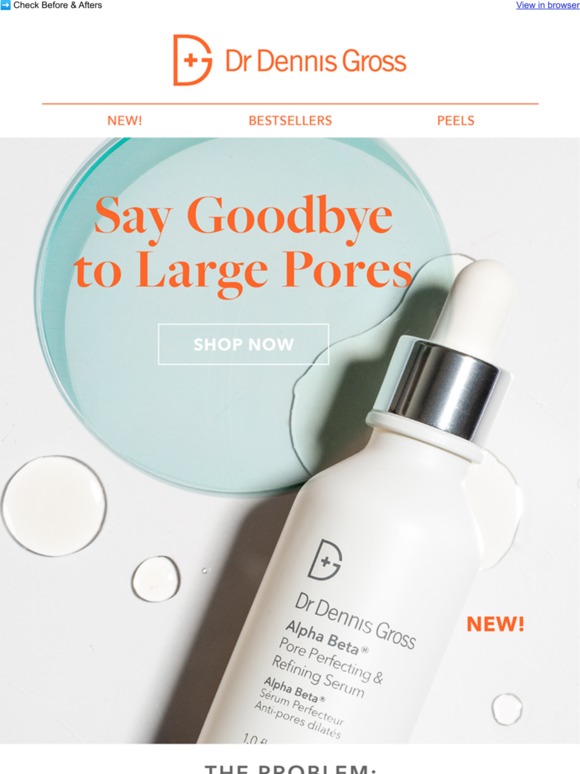 alpha beta pore perfecting and refining serum