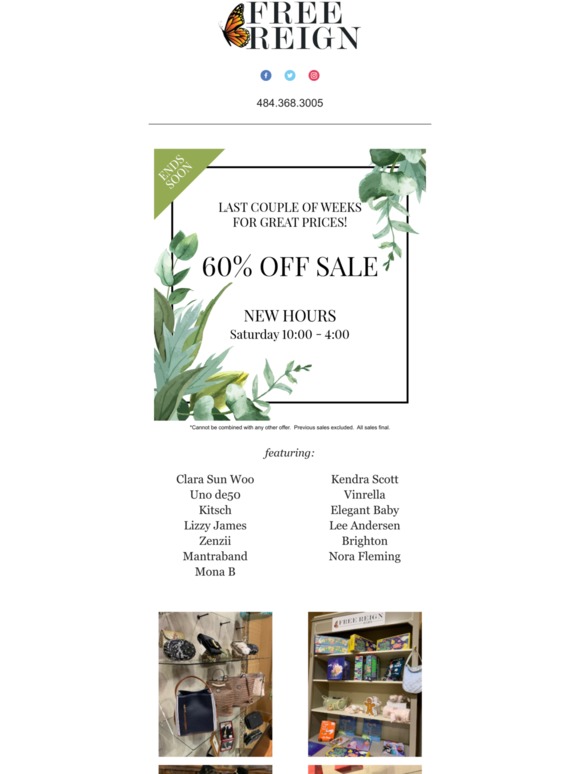 Last chance to save