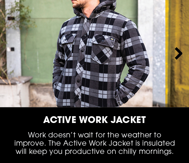 cat active work jacket