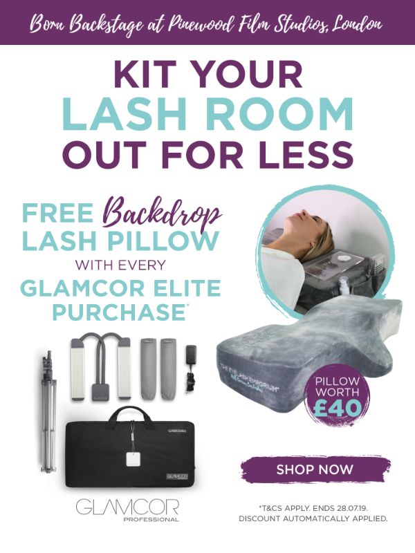 backdrop lash pillow