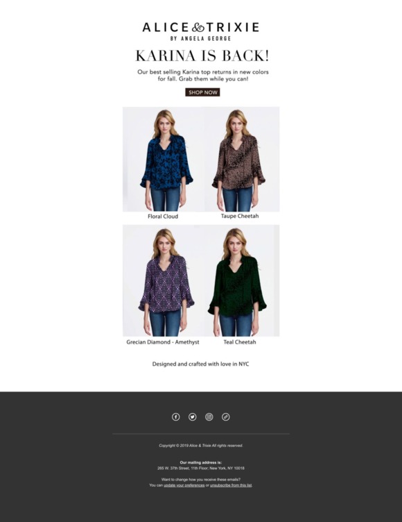 Best Selling Karina is Back!