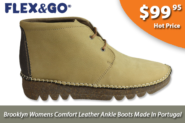 NEW FLEX & GO GAURA2 WOMENS COMFORT LEATHER ANKLE BOOTS MADE IN PORTUGAL NEW FLEX & GO GAURA2 WOMENS COMFORT LEATHER ANKLE BOOTS MADE IN PORTUGAL