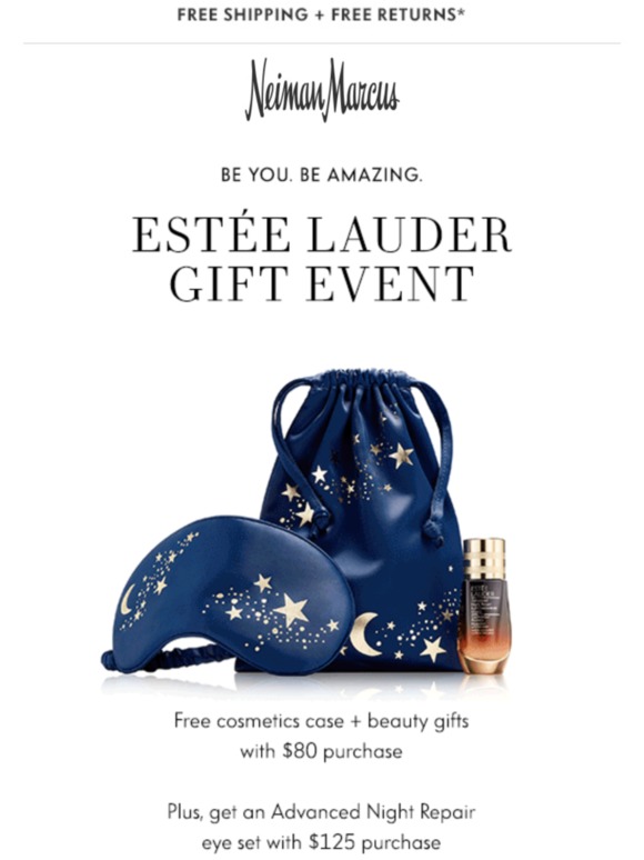 Neiman Marcus: It’s Here! Estee Lauder Gift Event | Milled