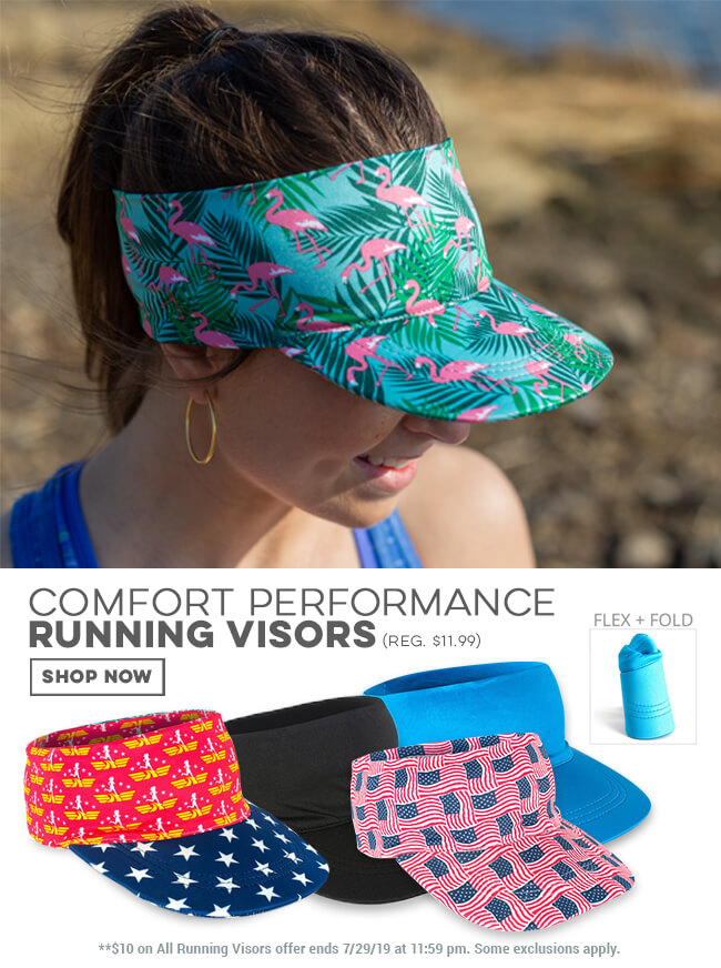running visors