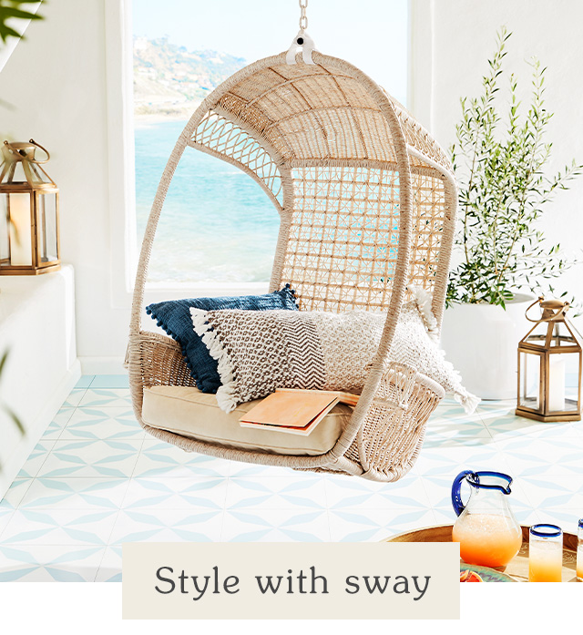 pier one hanging chairs
