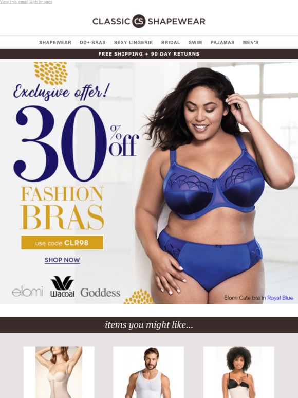 Classic Shapewear 🌻 30 OFF Wacoal, Elomi, Goddess Fashion Bras and