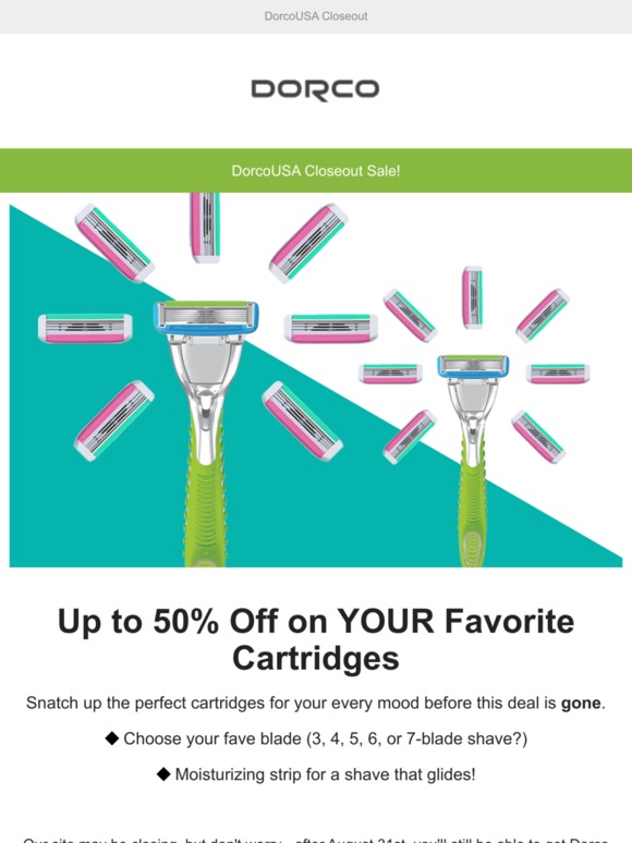 Get 'em while they're hot (DorcoUSA.com is closing soon!)