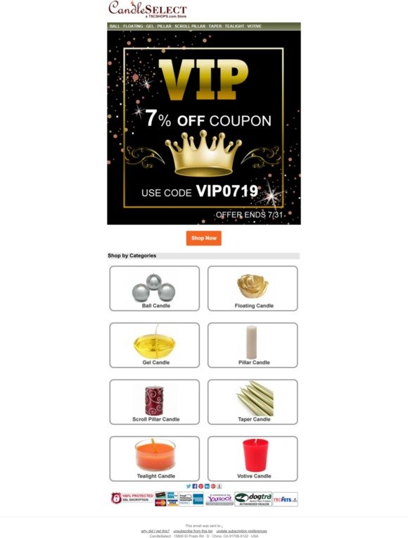 Ends in 2 Days! Exclusive VIP 7% Off SALE