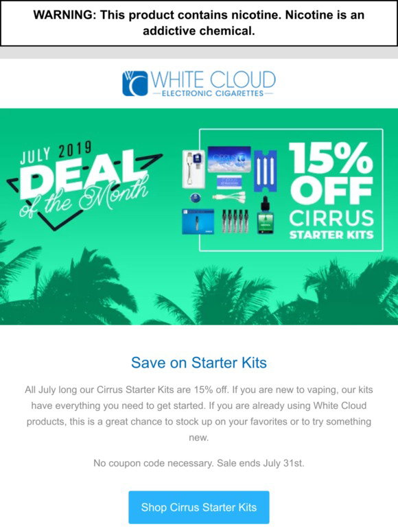 white cloud electronic cigarettes coupons Cloud: Try Fling Originals and Save Big this Month! 10 Pack Flings | Disposable