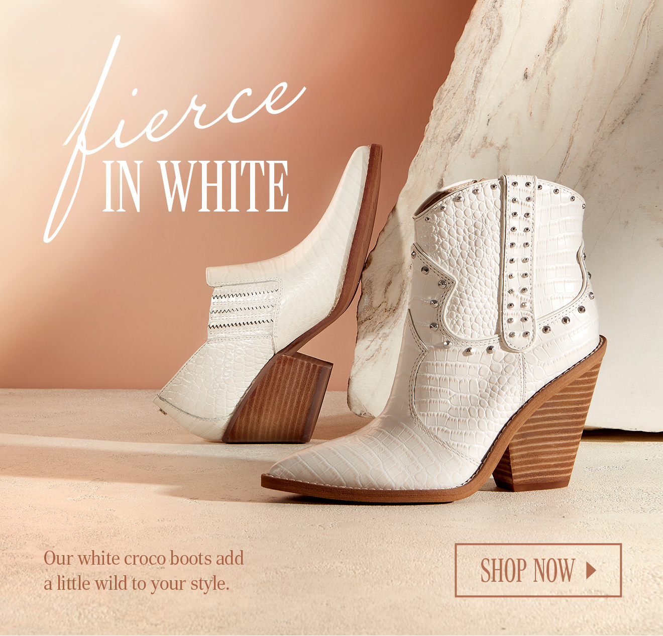 sam edelman white studded booties