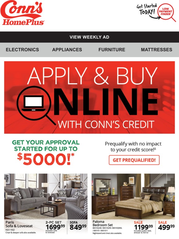 Conns Get Prequalified for Conn's Credit Today! Milled