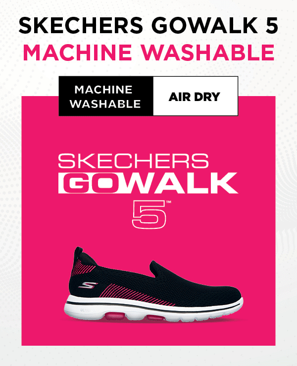 can you machine wash skechers go walk shoes