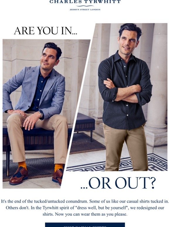 Charles Tyrwhitt: To tuck or not to ...