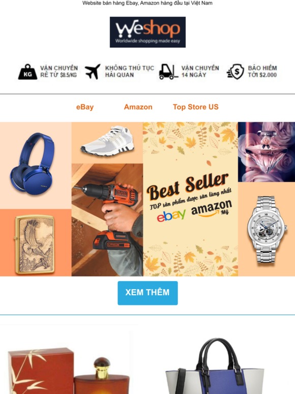 🔥Tháng 8 có gì hot 👉 Hàng ngàn deal hot từ Ebay và Amazon này bạn ơi!!