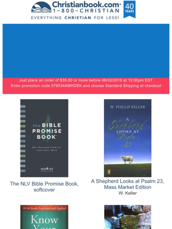 Christianbook com: Still deciding? Free Shipping might help Milled Christianbook com: Still deciding? Free Shipping might help Milled