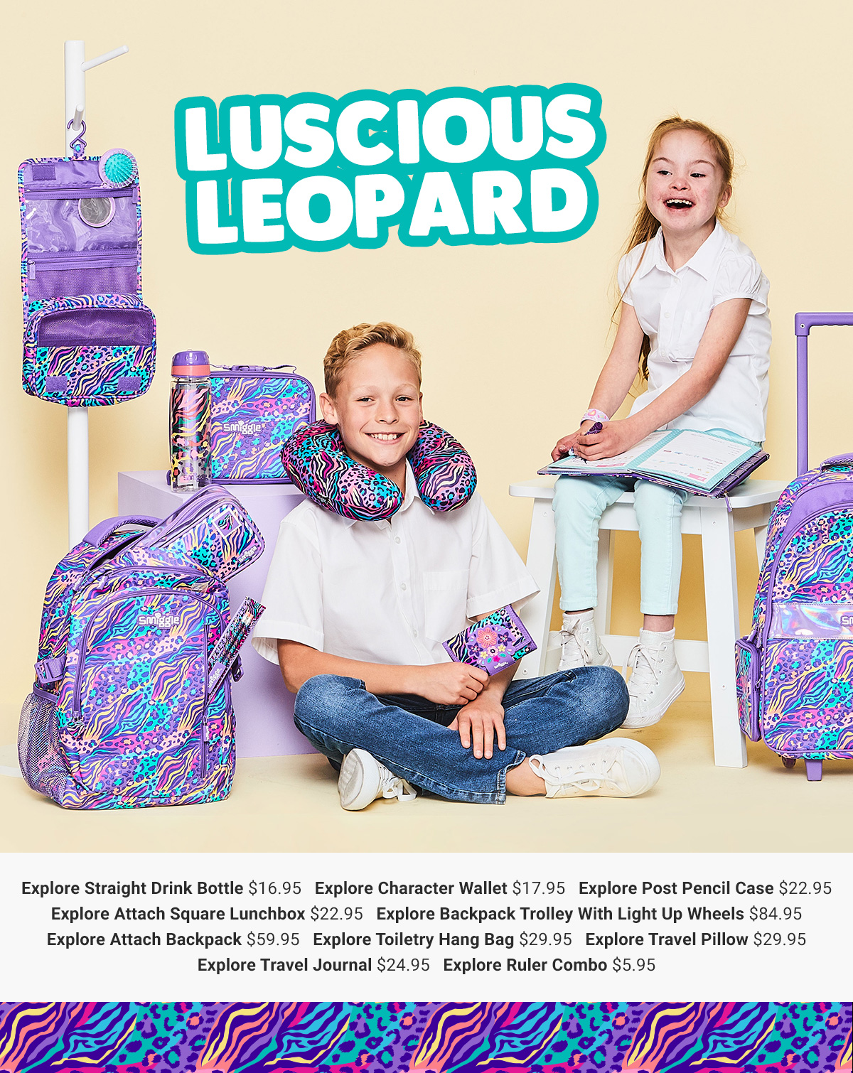 smiggle explore attach backpack