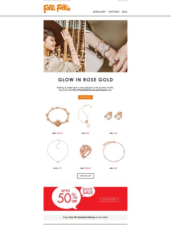 Glow in Rose Gold | 30% off