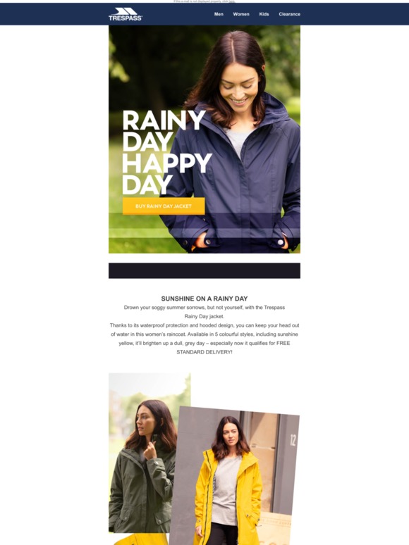 trespass rainy day jacket