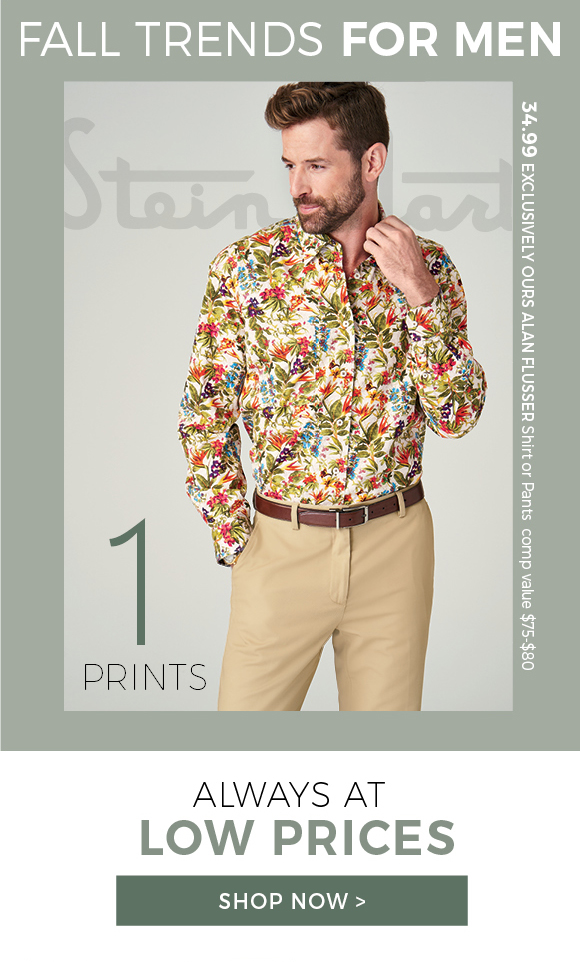 Stein Mart Fall Trends For Men Milled