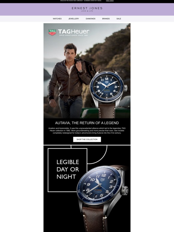 Ernest jones best sale luxury watch sale