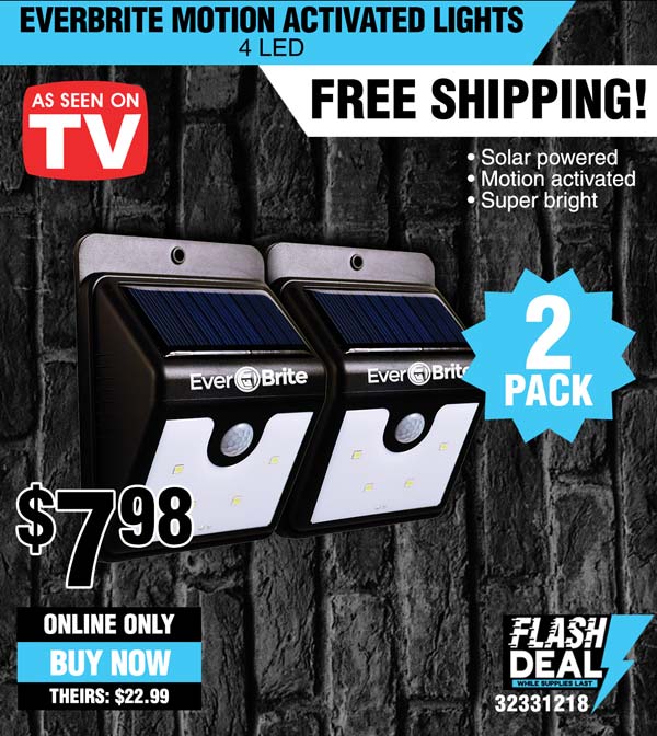 Rural ⚡ FLASH DEAL Motion Activated LED Lights Milled