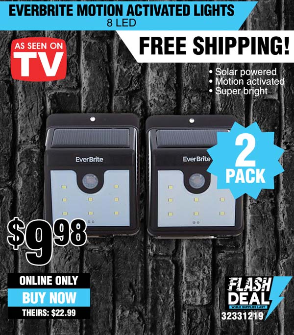 Rural ⚡ FLASH DEAL Motion Activated LED Lights Milled