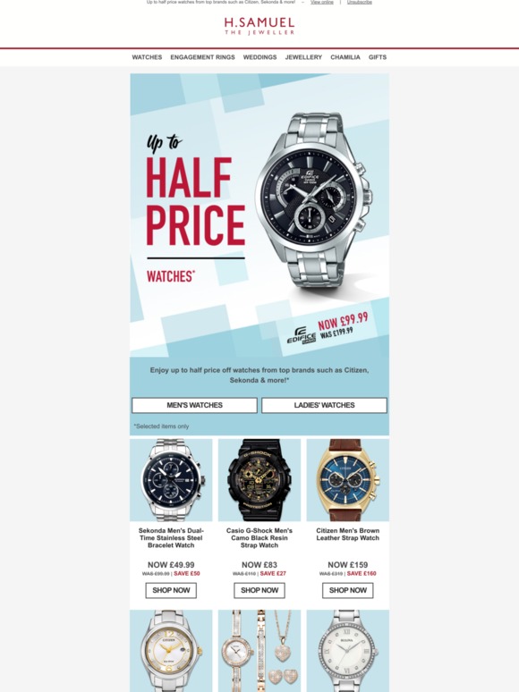 samuels sekonda ladies watches