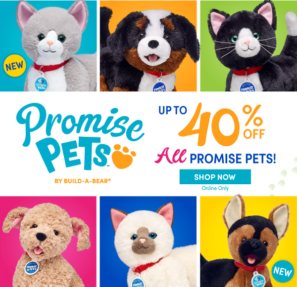 Build-A-Bear: Last Chance for 40% Off All Promise Pets! | Milled