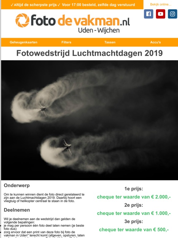 Fotowedstrijd luchtmachtdagen 2019