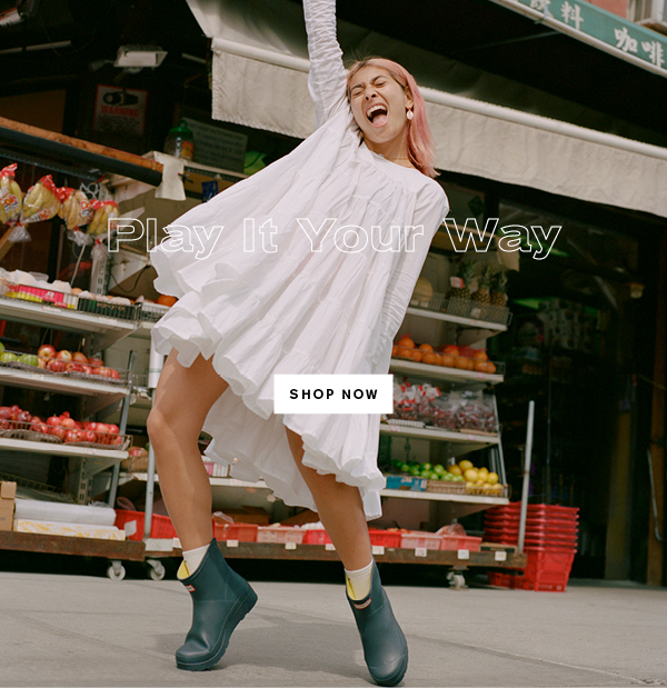 hunter boots play short