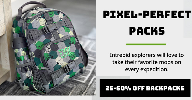 pottery barn minecraft backpack