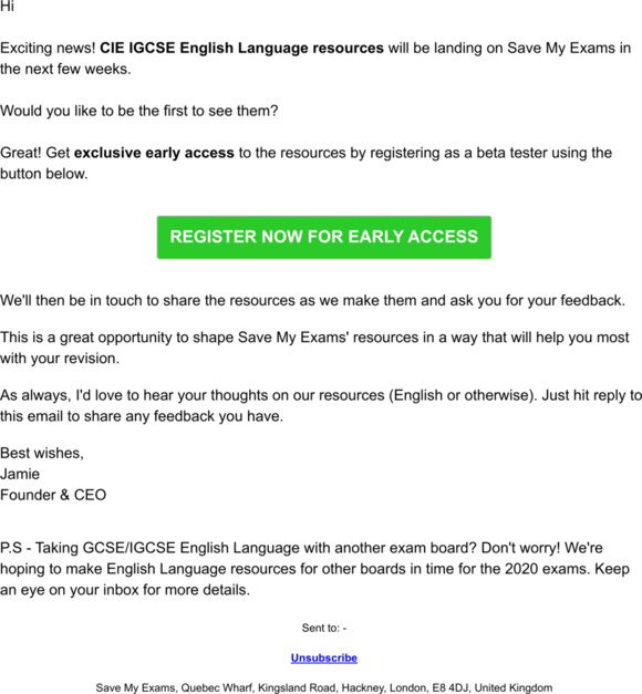 Save My Exams: CIE IGCSE English Language | Milled