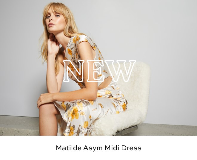 bec and bridge matilde asym midi dress