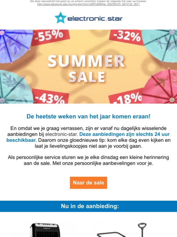 🌞 Summer sale: de countdown loopt!