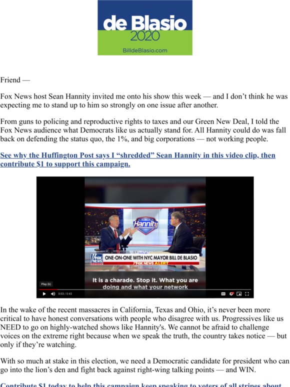 Sean Hannity didn't know what hit him