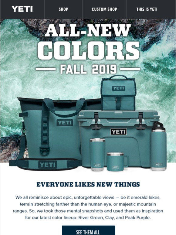 YETI: 3 Never-Before-Seen YETI Colors | Milled