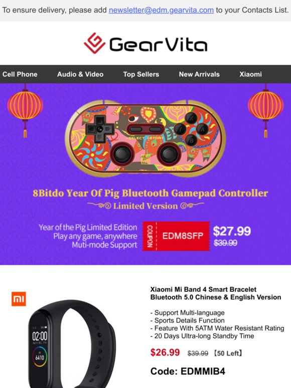 📣[Back To School 2.0] Limited Edition Game Controller & Xiaomi Happy Life 3 in 1 Fan 30% OFF, Xiaomi WiFi Amplifier Only 11.99