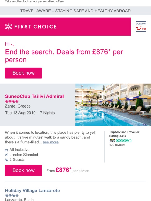Find your perfect hotel in Zante