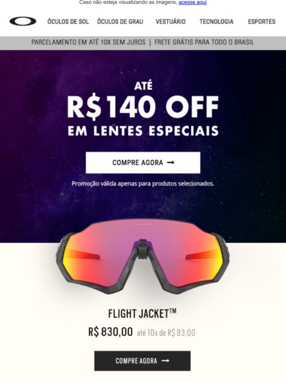 R$140 OFF em Lentes Especiais!