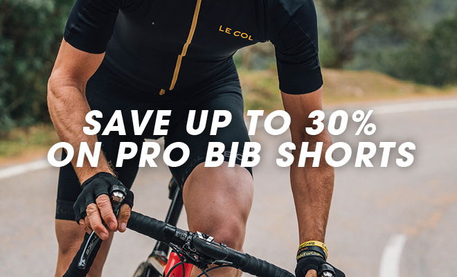 le col pro bib shorts