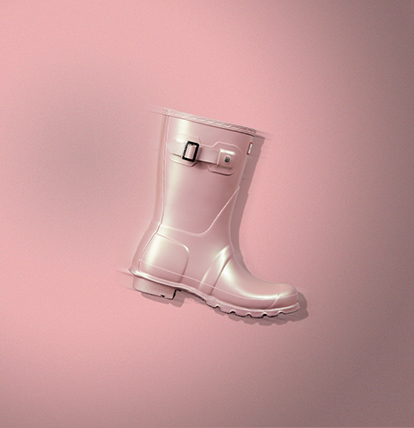 holographic hunter boots