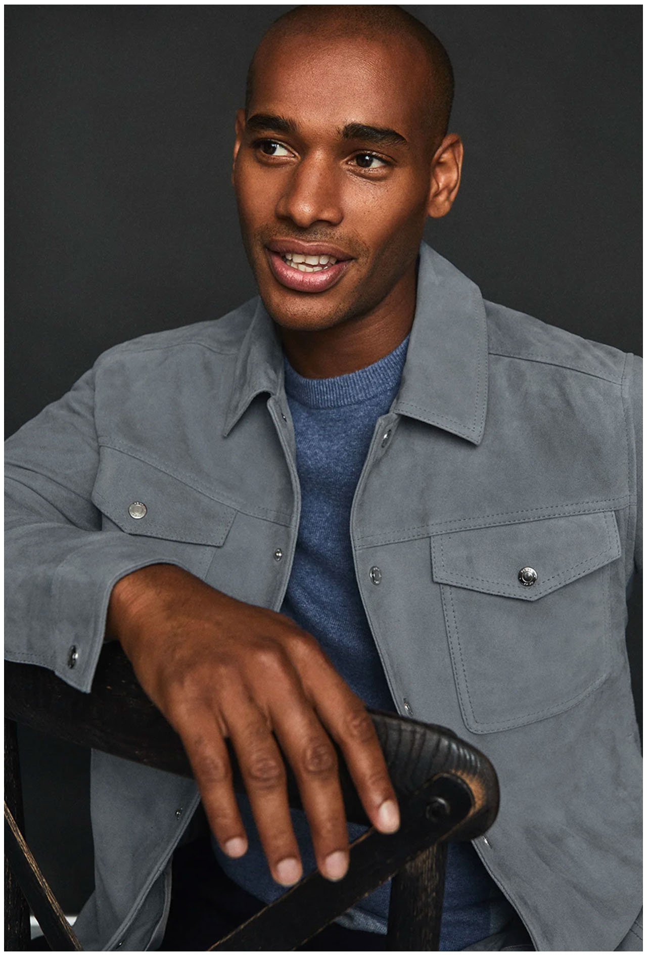 jagger suede trucker jacket
