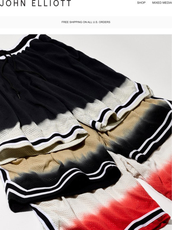 New Arrivals | Dip Dye Game Shorts | Milled