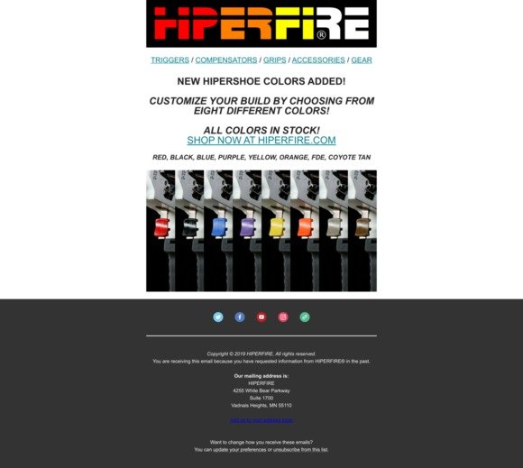 HIPERFIRE NEW SHOE COLORS IN STOCK 💥💥💥
