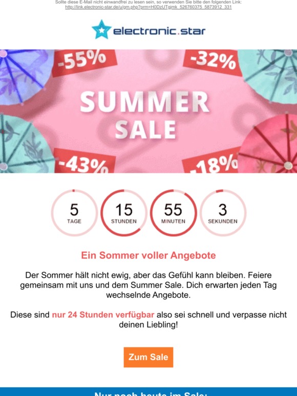 So viel Sale, so wenig Zeit! ⏰