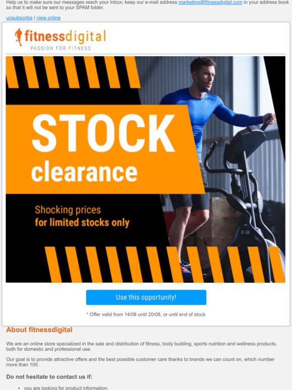 -stock clearance!