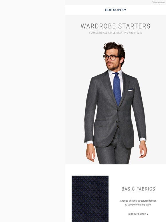 suitsupply wardrobe starters