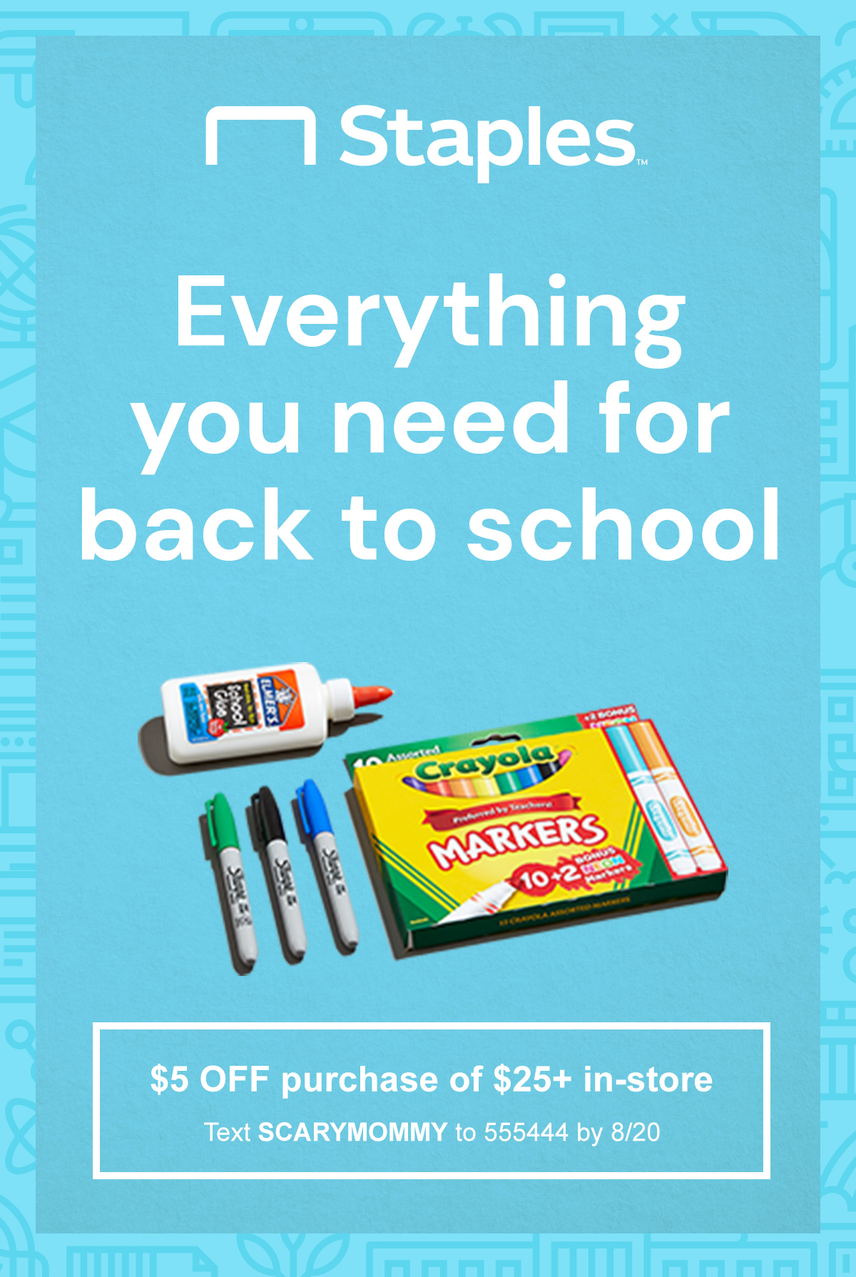 Scary Mommy: Staples Has Everything On Your Back To School ...