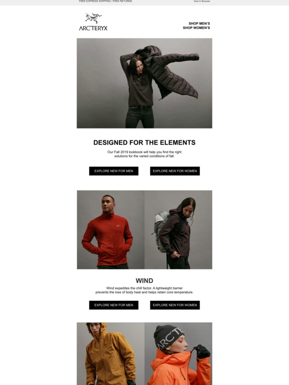 Arcteryx Fall 2019 Lookbook Milled